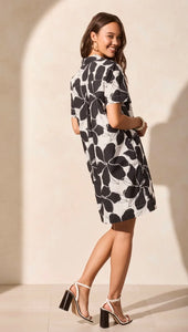 Cotton Poplin print Dress