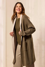 Two tone Open Cardi