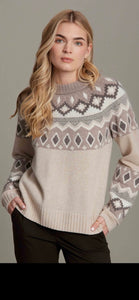 Fair Isle Raglan Crew