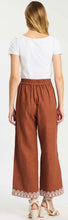 Gianna Embroidered Linen Pant