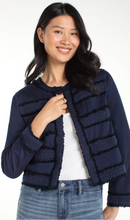 Raw Edge Fray Jacket