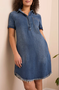 Pop Over Shirt Dress, w/pockets