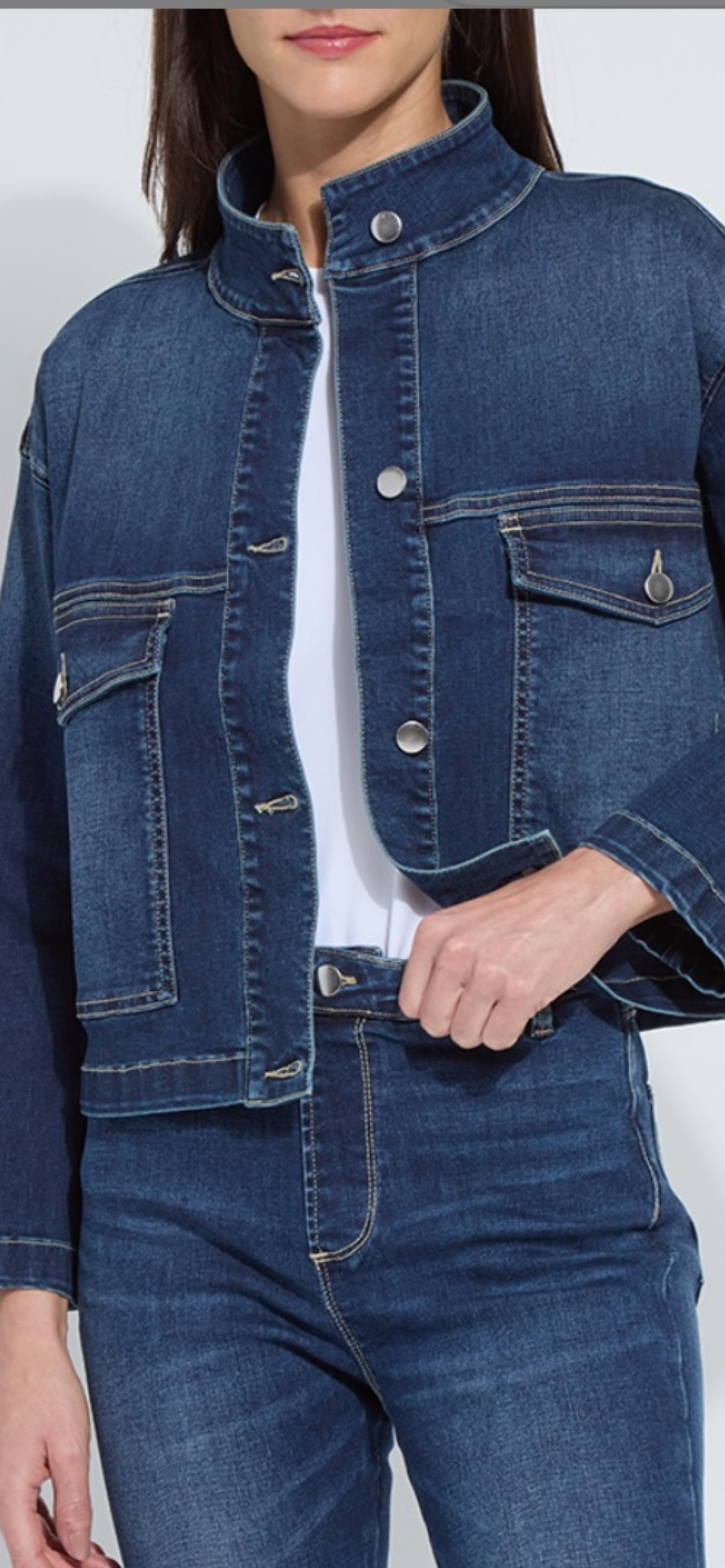 Denim Jacket-dark wash