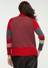 Ruby Block Sweater