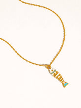 Laguna 18K Gold Non-Tarnish Enamel Fish Pendant Necklace: Blue