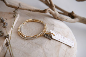Sterling Silver Triple Wrap Bracelet Collection : Silver Picasso