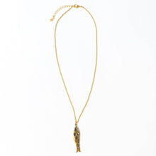 Sally Fish Dimensional Necklace Brass
