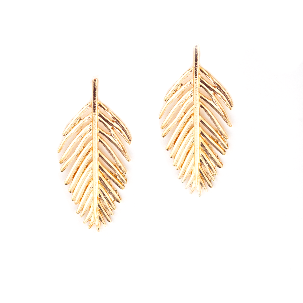 Leaf Statement Earrings: Leaf