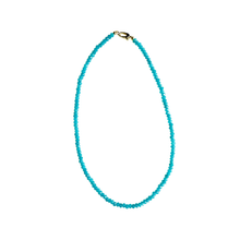 Dainty Candy Gemstone Necklace: Navy