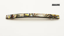 Narrow French Barrettes: Golden Onyx