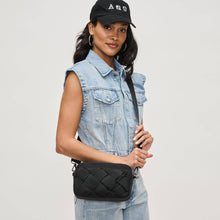 Inspiration - Braided Woven Nylon Crossbody: Cream