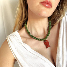 Margot Beaded Necklace: 16 inch