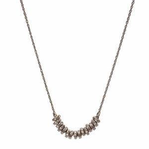 Short Crystal Stacked Necklace