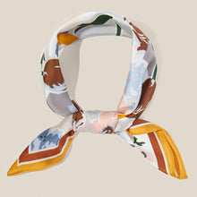 Abstract Floral Art Print Bandana Scarf: MU