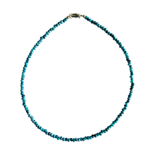 Dainty Candy Gemstone Necklace: Aqua Jade