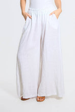Angelena Linen Wide Leg Pant (PL187): 040 Medium Gray