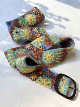Cool Breeze Embroidered Wool Belt: M | sizes 6-14