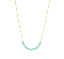 Sprinkle of Cyan ~ Turquoise: 18K Gold