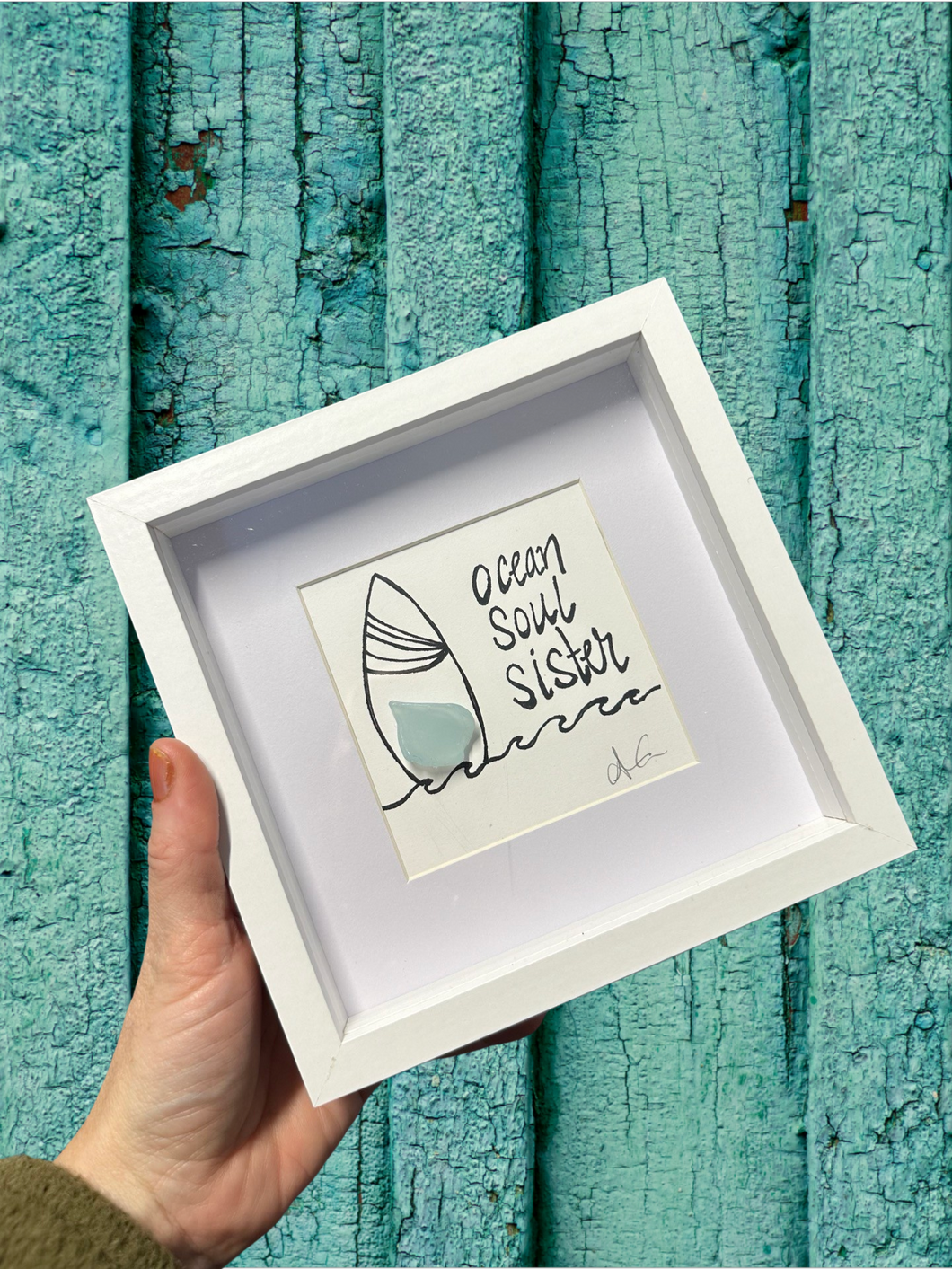 Ocean soul Seaglass art