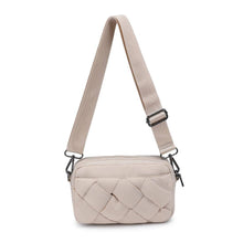 Inspiration - Braided Woven Nylon Crossbody: Cream