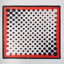 Multi Color Polka Dot Print Square Bandana Scarf: GN