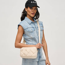 Inspiration - Braided Woven Nylon Crossbody: Cream
