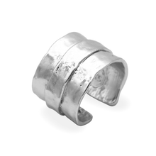 Parchment Texture Ring - 24K Gold Plated: Yellow Gold