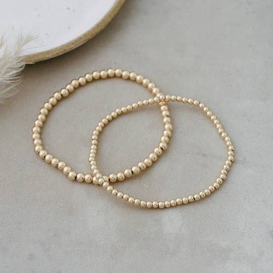 A Couple Bracelets: Gold