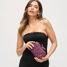 Rya Evening Bag: Burgundy