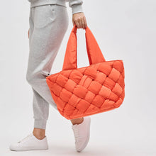 Intuition East West Woven Nylon Tote: Olive