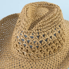 Straw Weave Cowboy Hat: KH