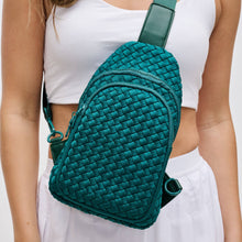 Beyond The Horizon - Woven Neoprene Sling Backpack: Cream