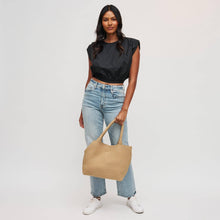 Sky's The Limit Medium Woven Neoprene Tote: Butter