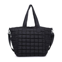 Dreamer - Quilted Puffer Nylon Tote: OIive