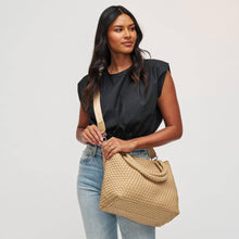 Sky's The Limit Medium Woven Neoprene Tote: Butter