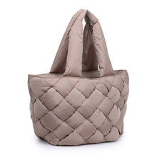 Intuition East West Woven Nylon Tote: Olive