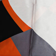 Striped Color Square Bandana Scarf: BU
