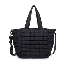 Dreamer - Quilted Puffer Nylon Tote: OIive