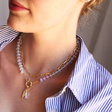 Mirage Stone Candy Fish Necklace: 16 inch