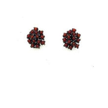 Beaded Cluster Earring: Black Diamond