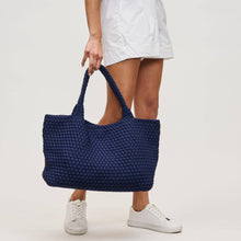 Sky's The Limit - Large Laced Up Eco-Edition Tote: Navy