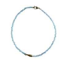 The Fresh Catch Fish Necklace : Aqua Jade