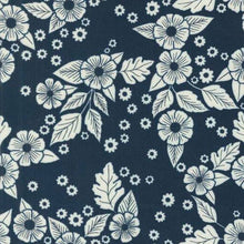 Floral Scatter - Navy (W/S '25) : Top knot headband