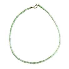 Dainty Candy Gemstone Necklace: Aqua Jade