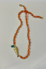 Coral Necklace: 16"