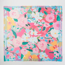 Abstract Flower Garden Square Bandana Scarf: BL