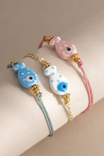 Fish Charm Bracelet: WHITE / One Size