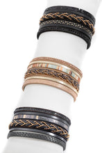 Livio Braided Multi Strand Bracelet: Beige
