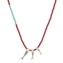 Brookie Necklace: Coral