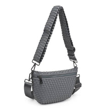 Ethereal - Woven Neoprene Crossbody: Grey